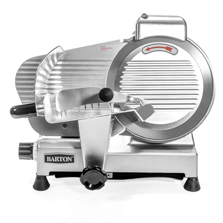Barton Commercial Meat Slicer w/10" Blade Semi-Auto Stainless Steel Electric Food Cutter Machine Home Cheese Bread Deli Vegetable Potato Barton