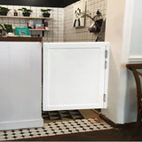 Swinging Doors Retro Counter Swinging Doors Cafe Doors, Indoor Solid Wood Single Door Automatic Closure Parlor Butler Door, Entrance Fence Gate, Includes Hinges,with Auto Close PEJLHK