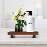 Small Kitchen Sink Soap Tray for Counter Dish Soap Dispenser Wooden Risers Stand for Bathroom Decor Farmhouse Wood Pedestal Kitchen Accessories Countertop Vanity Counter Decorative Tray Renawe