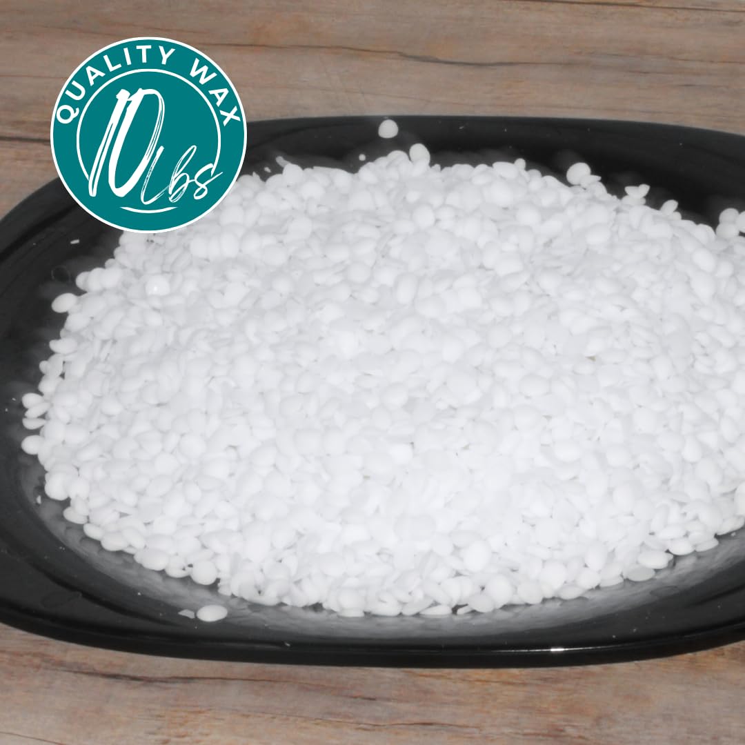 Direct Candle Supply - High Melt Paraffin Blend - Wax Beads Ideal for DIY, Candle Making Pillars and Votives! (10 lbs) Direct Candle Supply
