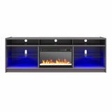 Ameriwood Home Luna Fireplace TV Stand for TVs up to 65", Graphite Grey Ameriwood Home