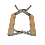 XCSY Stainless Steel Frame Gripper -, 2PCS, Beehive Frame Gripper, Beehive Frame Lifting Tools, Beekeeping Tools, Beehive Frame Holder with Wooden Handle for Beekeeping XCSY
