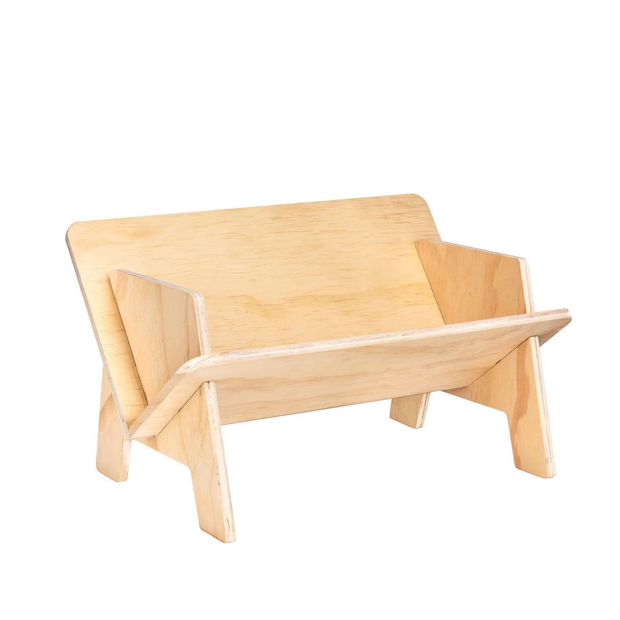 Eiyye Wooden Tilted Tabletop Bookshelf， Kids Bookcase， Rustic Desktop Storage Organizer Display Bookshelf， Wooden Tabletop Tilted Bookcases for Books， CDs Eiyye