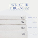 L’Baiet 8 Inch Gel Memory Foam Mattress, Twin Size - Bed in a Box - Medium Firm - Breathable Cooling-Gel Comfort Technology - Pressure Relief Comfy Support Soft Fabric Cover - CertiPUR-US Certified L'Baiet
