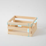 Xhqsulsclac Set of 3 Rustic Wooden Nesting Crates with Handles, Decorative Wood Crates, Crate Box Wooden Storage Box for Kitchen, Office, Bedroom, Closet, Rustic Country Decor Xhqsulsclac