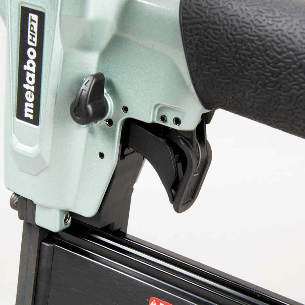 Metabo HPT Pin Nailer Kit | Pro Preferred Brand of Pneumatic Nailers | 23 Gauge | Accepts 1/2-Inch to 2-Inch Pin Nails | Ideal for Paneling, Small Molding, & Fine Trim Work | Built-In Silence - WoodArtSupply