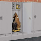 Salsbury Industries 72024GY-U Unassembled 6-Feet High 24-Inch Deep Standard Gear Metal Locker Ventilated Door, Gray Salsbury Industries