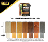 DEFY Extreme 1 Gallon Semi-Transparent Exterior Wood Stain, Butternut DEFY