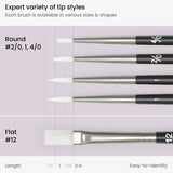 ARTEZA Paint by Numbers for Adults, 12x16 Inches, 21-Piece Hummingbird Painting Kit, Includes Canvas Panel, 12 Acrylic Paint Pots & 5 Paintbrushes for Home & Office Decor ARTEZA