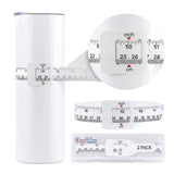 2 Pack Sublimation Blanks Tumblers Width Measurer, Easily Measure The Height and Width of Your Sublimation Tumblers, Use for Heat Press Sublimation Blanks Tumblers Skinny Straight Cup SZLTZK
