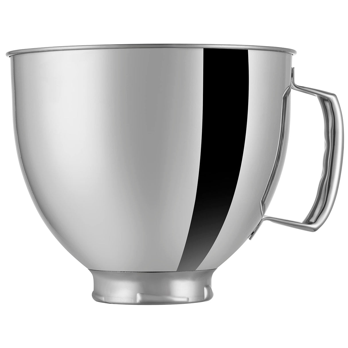 5 QT Stainless Steel Mixer Bowl Compatible With KITCHENAID TILT-HEAD STAND MIXERS 4.5-Quart (4.3 L) And 5-Quart (4.7 L) (Stainless Steel Polished) ULTICOR