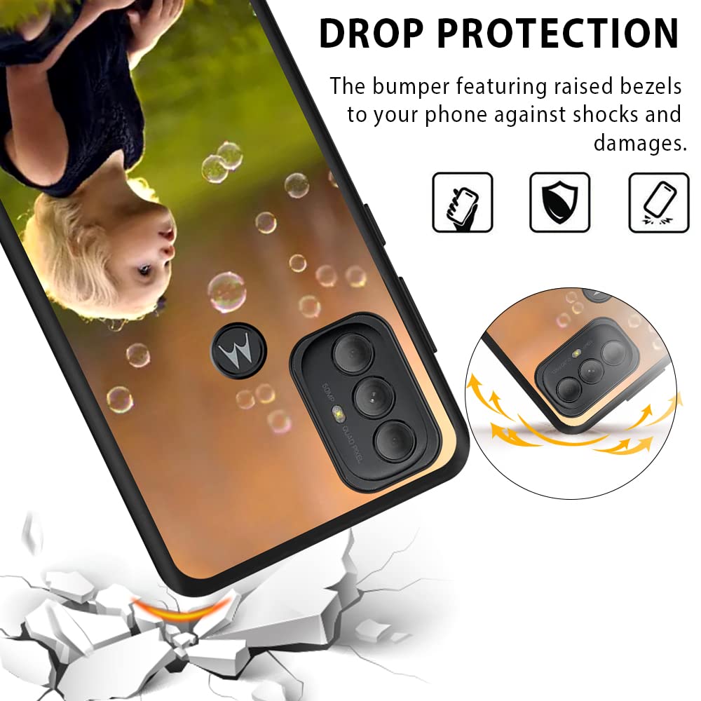 FOQENCCI 5 Piece Sublimation Blank Case for Moto G Power 2022 Blanks Printable DIY Custom Phone Case Soft Rubber Anti-Slip Anti-Scratch Drop Protective Phone Cover Cases for Moto G Power 2022 FOQENCCI