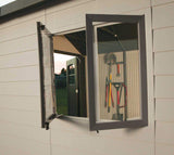 Lifetime 6433 Outdoor Storage Shed with Windows, 11 by 11 Feet Lifetime