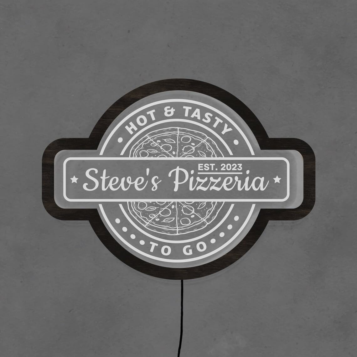 Custom Pizza Neon Sign, Pizzeria Neon Sign, Personalized Pizza Sign, Pizza Led Sign, Pizzeria Sign, Restaurant Neon Sign, Pizzeria Decor souleather