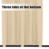 Easy-Going Outdoor Curtains Waterproof Windproof Weatherproof Curtain for Patio, Cabana, Porch, Pergola and Gazebo, Grommet Top and Tab Bottom Drape, 1panel, 54x84 inch, Beige Easy-Going