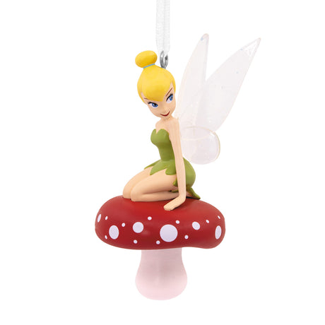 Hallmark Disney Tinker Bell on Mushroom Christmas Ornament Hallmark