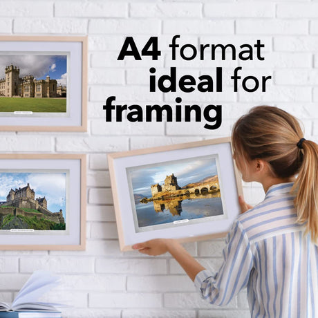 Castle Arts Castles Colouring Book | 36 Stunning Castles Curated by in-House Artists to Focus The Mind | with Colour Reference Guide | No Show-Thru Artist Grade Paper | Frameable Landscape A4 Size Castle Art Supplies