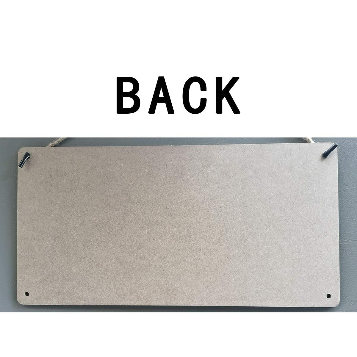 Personalized Wood Board Hanging Door Sign, Custom Welcome Sign Add Your Design, Customized Wall Plaque for Porch, Wall, House, Garden, Yard, Home, Farmhouse, Decor Hanging 11.8x7.8 inch sophiehome