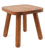 zaowofires Solid Wood Step Stool，Milking Stool,9.3inch Wood Plant Stand, Round Foot Stool, Removable Portable Stool, Shoe Changing Stool, Small Short Stool (Walnut) zaowofires