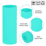 PATIKIL Silicone Sublimation Tumblers Sleeve Kit, Heat Resistant Seamless Tumblers Wrap for 20 Oz Sublimation Blank Cups with Glove Tape, Green PATIKIL