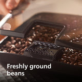 PHILIPS 2200 Series Fully Automatic Espresso Machine, Classic Milk Frother, 2 Coffee Varieties, Intuitive Touch Display, 100% Ceramic Grinder, AquaClean Filter, Aroma Seal, Black (EP2220/14) PHILIPS