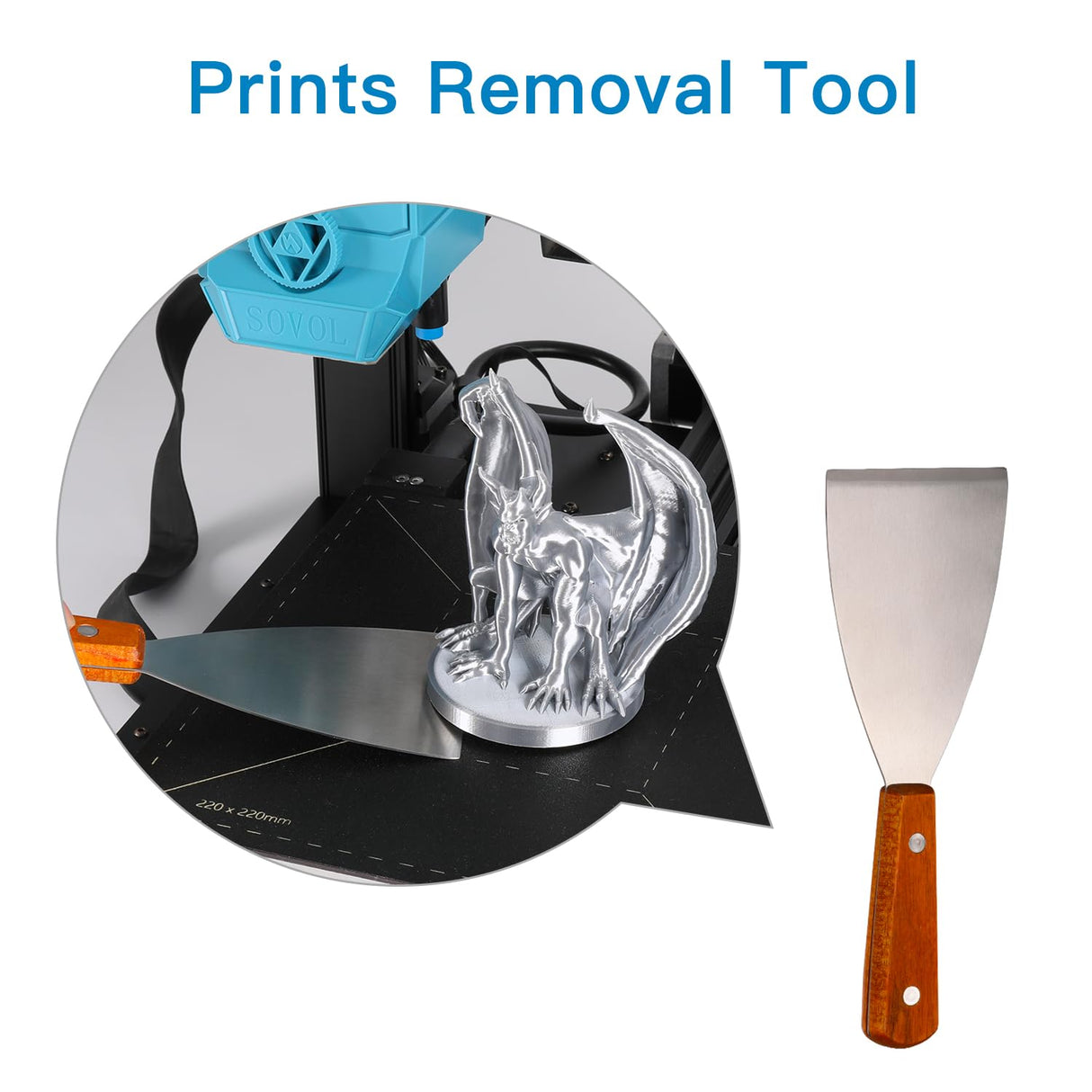 Sovol 3D Printer Tools Kit, 78 PCS 3D Printer Accessories with Nozzle Cleaning Kit, Removable Multi-Function Screwdriver Kit, Deburring, Removal Tools, Cutters, Hobby Knife Set, Wrench Set Sovol