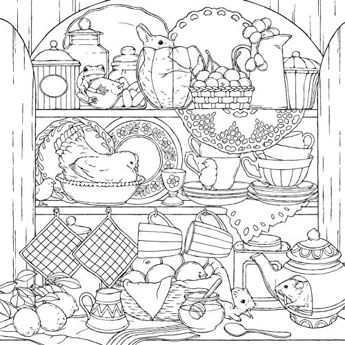 Symphony of Cute Animals: A Curious Coloring Book Adventure (Design Originals) Adult Coloring Book - 72 Fantasy Designs in a Magical Fairy-Tale-Inspired Setting [English Version of the Japanese Book] Design Originals