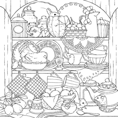 Symphony of Cute Animals: A Curious Coloring Book Adventure (Design Originals) Adult Coloring Book - 72 Fantasy Designs in a Magical Fairy-Tale-Inspired Setting [English Version of the Japanese Book]