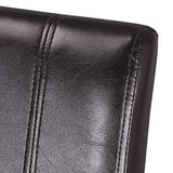 Nova Microdermabrasion Dining Chairs Set of 2, Modern Style for Kitchen PU Leather Chairs Living Roon Dining Room Chairs Padded Parson Chair with Solid Wood Legs (Brown) Nova Microdermabrasion