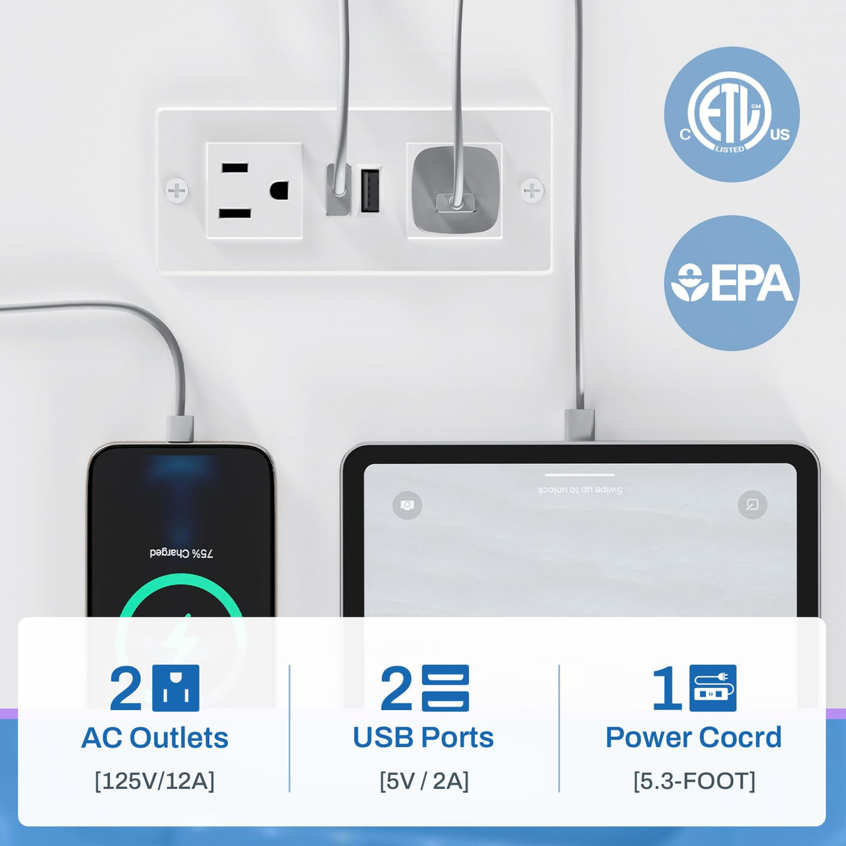 SEDETA White Gaming Desk 70.8'' with LED Lights and Storage Shelves, Computer Desk with Monitor Stand, Power Outlets and Cup Holder, Large PC Gamer Desk, Gaming Table for Bedroom, Living Room SEDETA