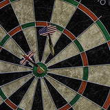 DMI Sports Paris Bristle Dartboard Cabinet Sets - Includes LED Lighting or Electronic Scoring Option, Rustic Grey (D4400W) DMI Sports