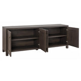 Henn&Hart Rectangular TV Stand for TV's up to 80" in Alder Brown, TV Stands for the Living Room Henn&Hart