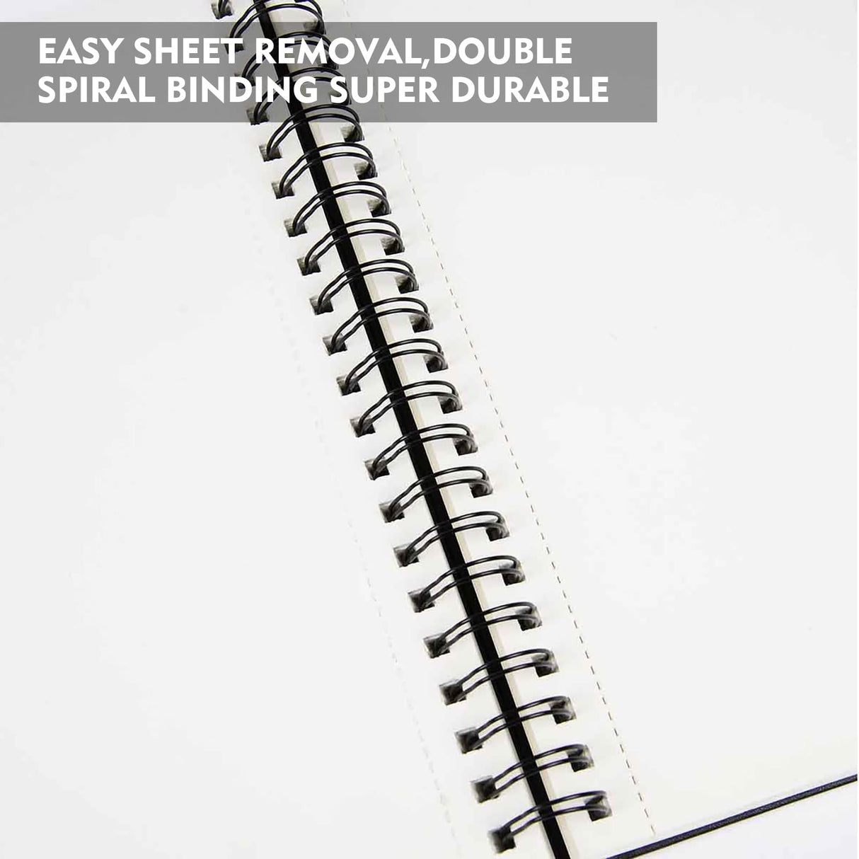 Conda 8.5"x11" Hardbound Sketch Book, Double-Sided Hardcover Sketchbook, Spiral Sketch Pad, Durable Acid Free Drawing Art Paper for Adults conda