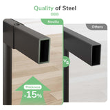 Novilla Metal Queen Bed Frame with Headboard and Footboard, 14 Inch Platform Bed Frame with Storage No Box Spring Needed, Strong Metal Slats Support Novilla