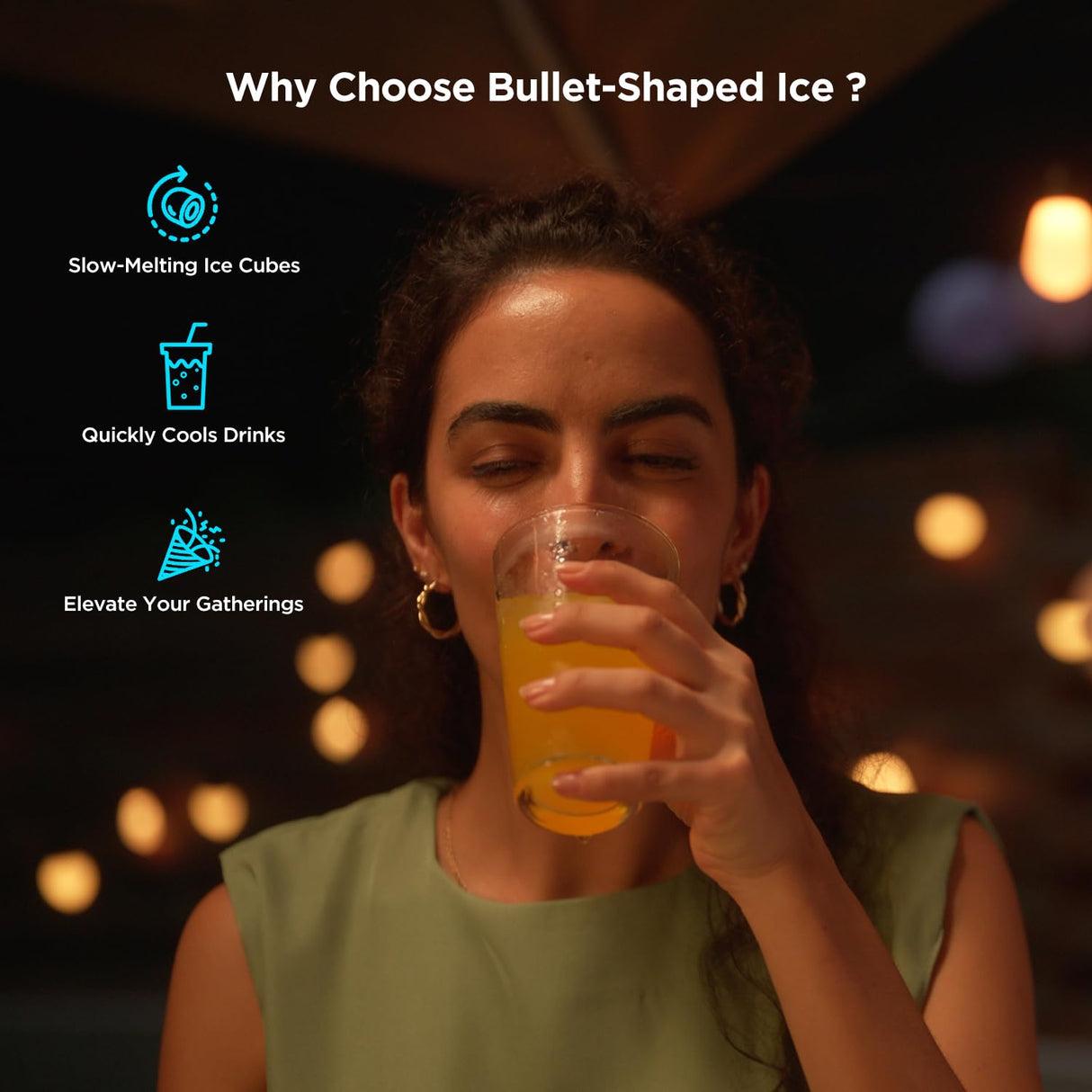 GoveeLife Smart Ice Maker Machine Countertop with Self Cleaning, Voice Remote, 26lbs in 24Hrs, 9 Ice Cubes in 6 Minutes 3 Sizes, Portable Ice Makers with Basket and Scoop, for Home Kitchen Camping RV GoveeLife