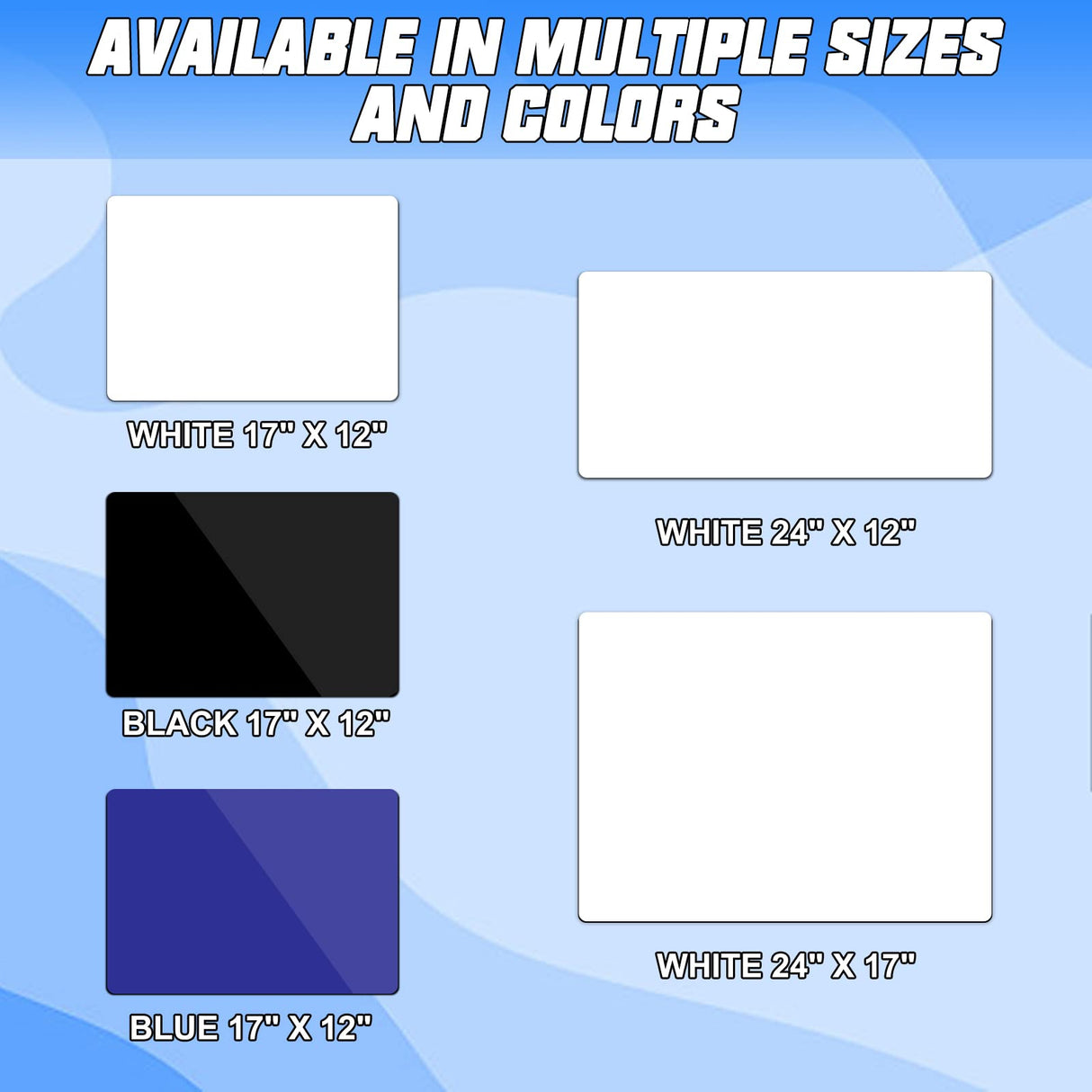 XYK 2 Pack 17” x12” Blank Magnets with 50 mils, Prevent Car Scratches & Dents, Rounded Corners Blank Car Magnet Set, Magnet for Car to Advertise Business and Cover Company Logo XYK