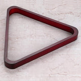 OwnMy Set of 2 Wooden Billiard Ball Rack Set, Vintage Solid Wood Billiard 8-Ball Triangle Rack & 9-Ball Diamond Rack Table Pool Ball Racks (Red) OwnMy