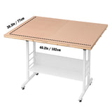 Tektalk 2000 Piece Foldable Puzzle Board with Height Adjustment, Jigsaw Puzzle Table with 2 Felt Cover & 8 Sorting Trays/Drawers, Puzzle Easel with Legs, Enclosed with 4 Roller Wheels Tektalk