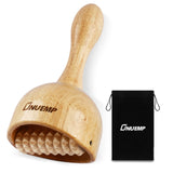 ONUEMP Wooden Therapy Cup with Roller, Wood Therapy Massage Tools, Maderoterapia Kit Colombiana, Fascia Roller for Body Shaping, Lymphatic Drainage, Cellulite Remover, Muscle Relief ONUEMP