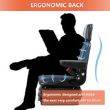 Universal Tractor Suspension Seat with Adjustable Angle Back,Armrest And Safety Belt,for Linde Forklift Tractor,Excavator Skid Loader Backhoe Dozer Telehandler TICSEA