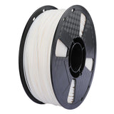 CC3D TPE Filament 39D Natural White 1.75mm 1KG Shore Hardness 39D Similar to 95A Flexible TPU 3D Printer Filament FDM 3D Printing Material White Color CC3D