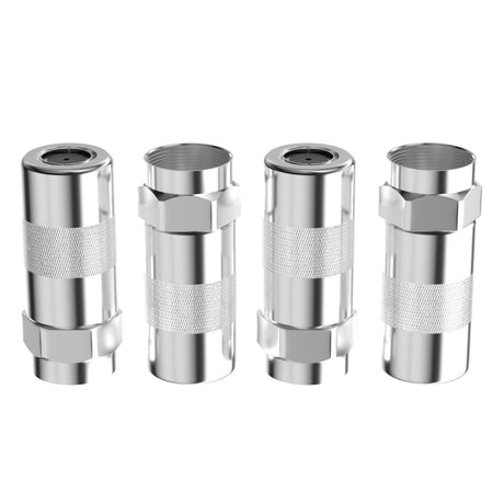 49-16-2649 Grease Gun Couplers, Replacement for Milwaukee Grease Gun Tips, Fits M18 and M12 Grease Gun, High Pressure Grease Couplers - 4 PCS Popbee