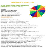Sonyabecca Parachute Kids Play 12 Feet with 12 Handles for 8 12 Years Game, Kids Party Game Sonyabecca