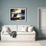 Natuyalo Paint by Numbers for Adults Beginner, Eagle on The Branch Acrylic Painting by Number Kits Animal DIY Art Craft Kits Suitable for Home Wall Decoration Frameless (16x20 Inch) Natuyalo