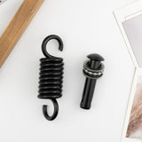 Hammock Chair Ultimate Hanging Kit by JPKTA - 500lbs Capacity Egg Hammock Chair Spring Hook and Pin Plug Hardware Black for Hanging Basket Chairs Hammock and Porch Swings Replacement Parts JPKTA