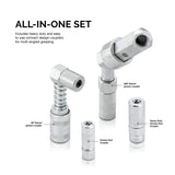 Tooluxe 61077L Multi-Function Grease Gun and Lubrication Accessory Kit Tooluxe