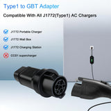 EV Charger Connector Type 1 to GBT Adapter, Fit for BYD, Electric Vehicle Charging Adapter SAE j1772 to GB/T EV Charging Adapter (J1772 to GBT Adapter Model 1) GUWIEYG