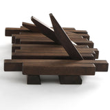 GOGREEBELL Natural Wood Wall Mounted Piano Coat Rack| Coat Rack Wall Mount| Flip Down Wall Hook Rack 3 Hooks| Entryway Wall Art Hook,Made of Acacia Wood (Dyed with Wood Wax Oil).Wall Art GOGREEBELL