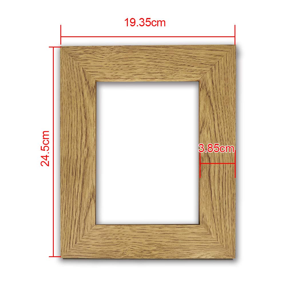 EDSG Personalized 5x7 Picture Frame Photo Frame Laser Engraved Wood Frame Custom Any Text Gift for Wedding Grandpa Grandma Thank You Teacher Graduation Nanny Grandad (Design 01 Portrait) EDSG