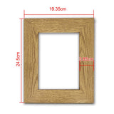 EDSG Personalized 5x7 Picture Frame Photo Frame Laser Engraved Wood Frame Custom Any Text Gift for Wedding Grandpa Grandma Thank You Teacher Graduation Nanny Grandad (Design 01 Portrait) EDSG